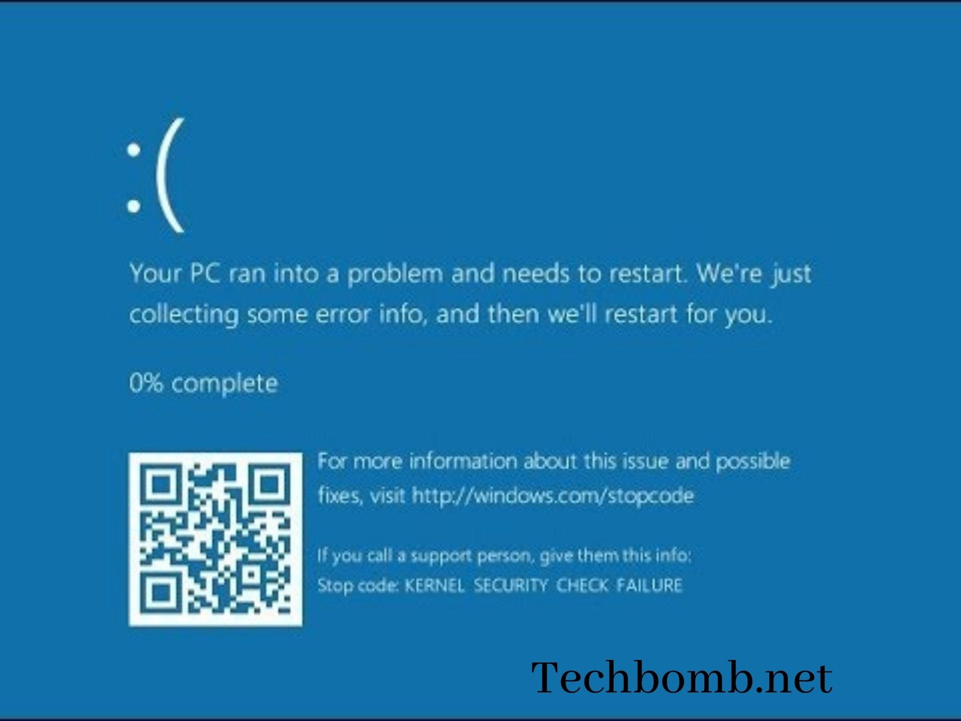 Kernel Security Check Failure Error: Windows 10 Fix